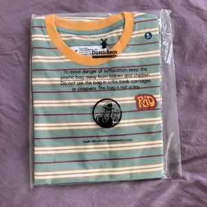 Striped Dutch Bros T-Shirt